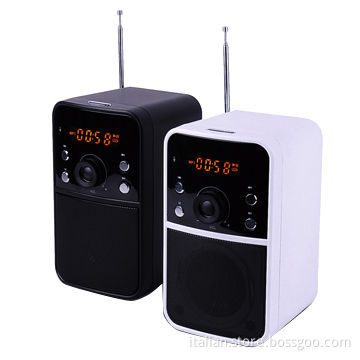 LED display super bass hands-free Bluetooth speaker with FM radio